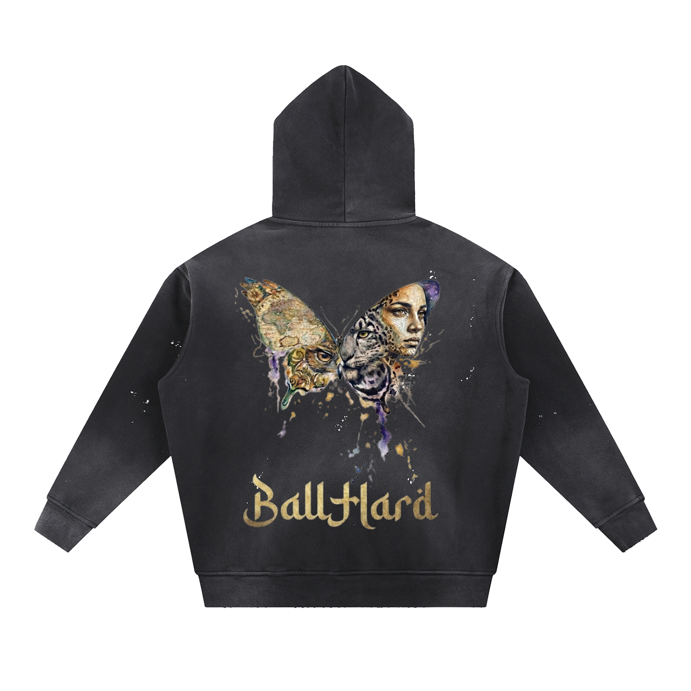 Unstoppable By Nature Washed Pullover (Black)