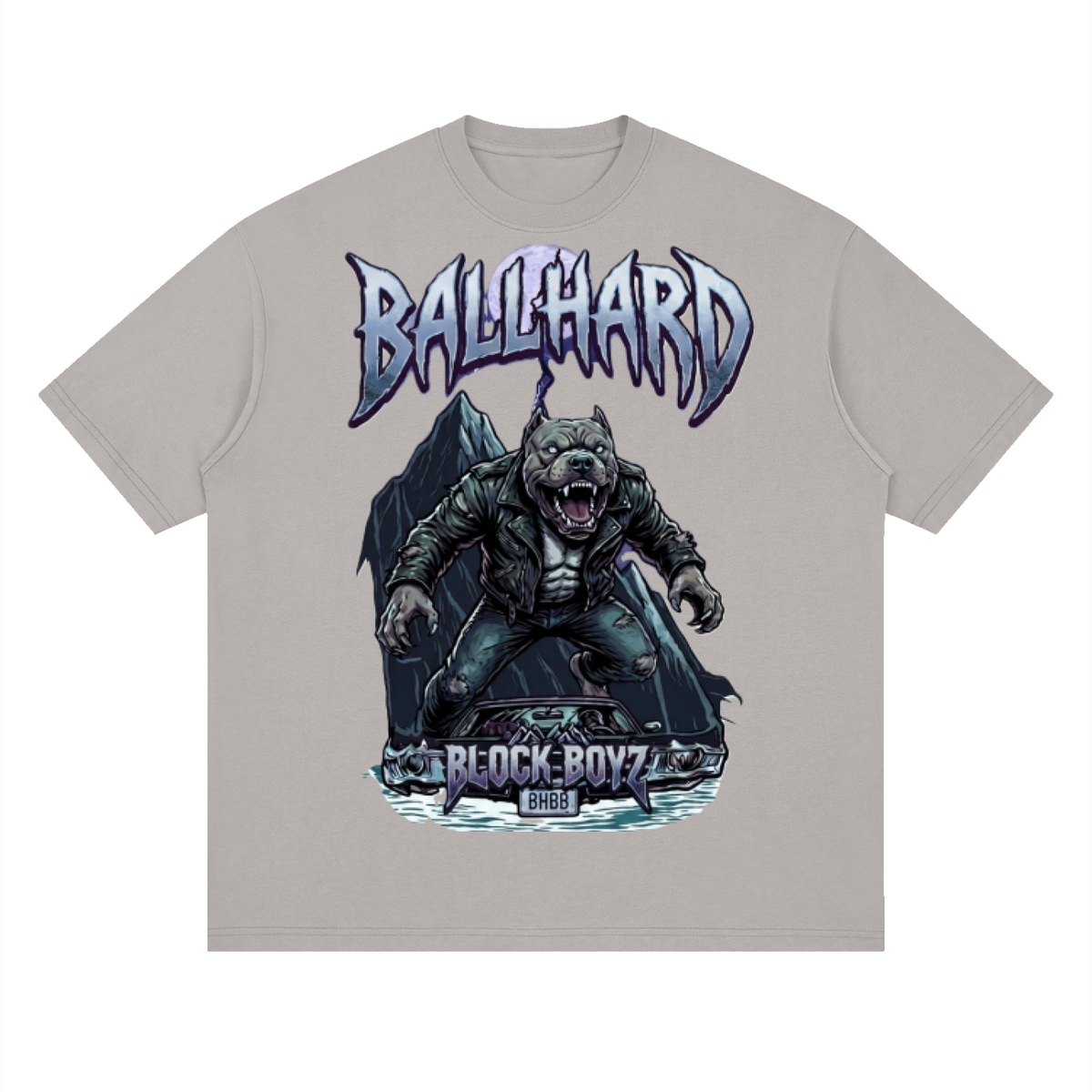 Night Houndz Tee (Grey)